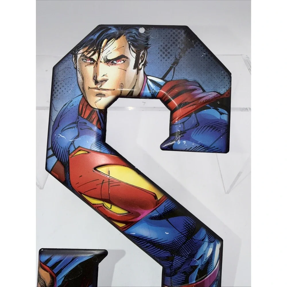 Open Road Brands Justice League Superman Metal‎ Wall Hanging Letter 